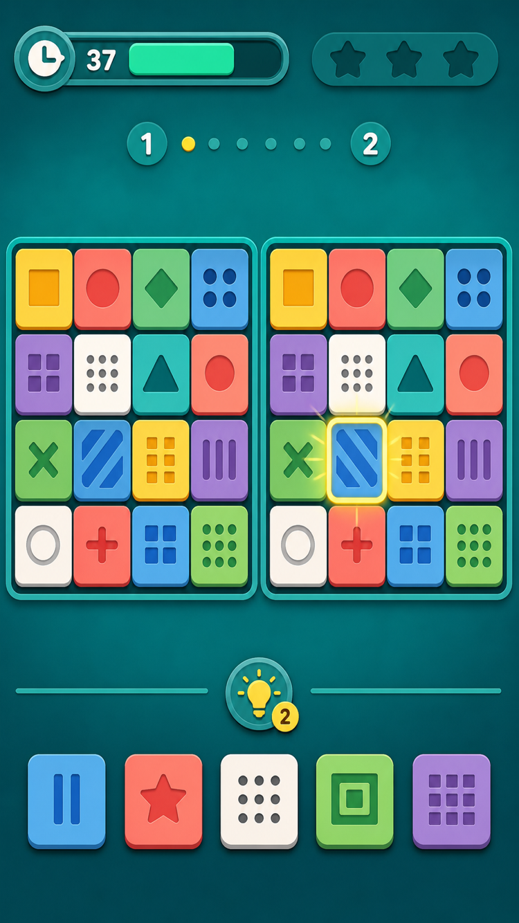 Minoom spot the difference mode preview